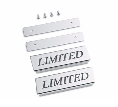 Saddlebag Lid Rail Limited Medallions